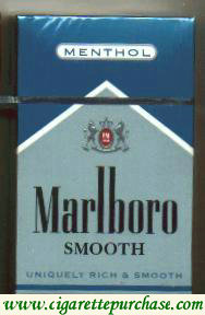 Marlboro Smooth Menthol cigarettes hard box